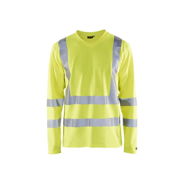 3381 T-shirt manches longues col V haute-visibilité anti-UV