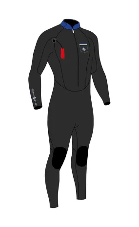 5/4 Optimizer Polar Dual Zip Combinaison Longe Cote Homme