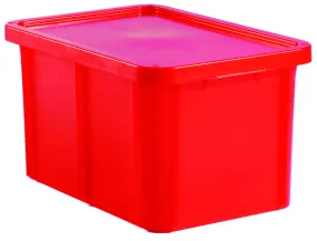 Bac HACCP de couleur avec couvercle 55 litres