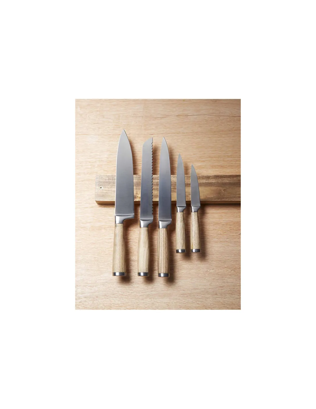Barre magnétique Natural Elements en bois d'acacia