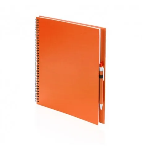 Cahier Personnalisable Tecnar en Carton Recyclé et en Coloris Divers