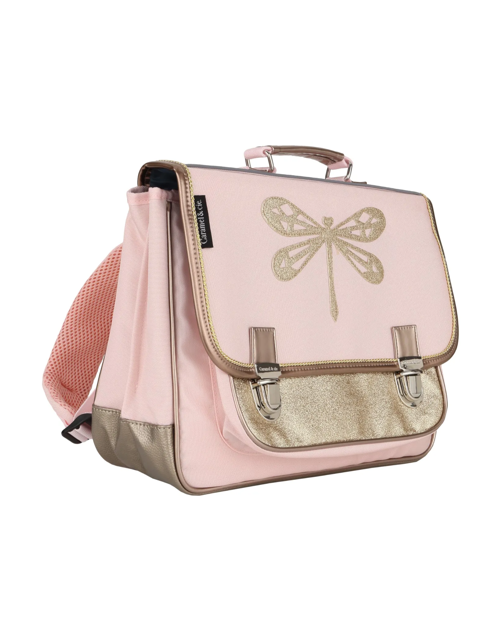 Cartable Moyen Libellule Rose