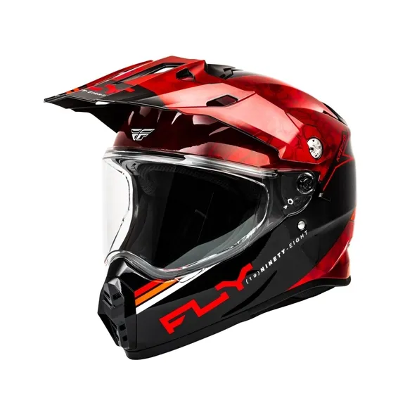 Casque FLY Trekker rouge/noir