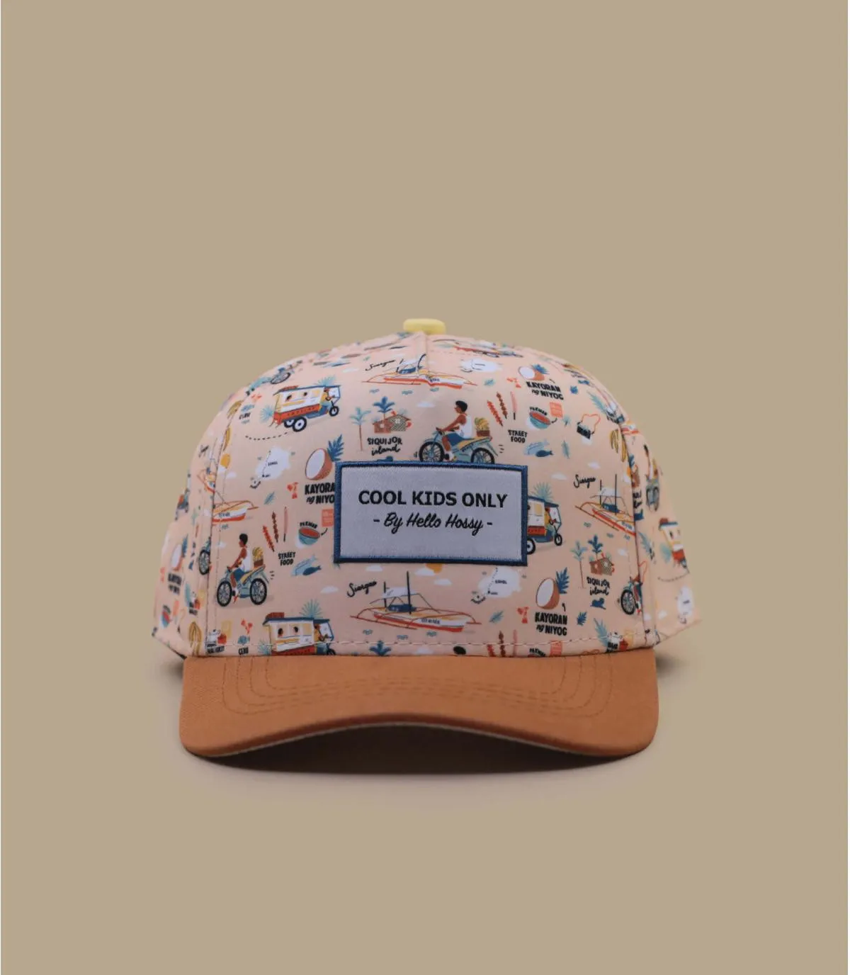 Casquette baseball enfant beige - Curve Philippines Hello Hossy : Headict