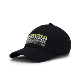 CASQUETTE BOSS HIGH TECH PREP IMPRIMÉ NOIR