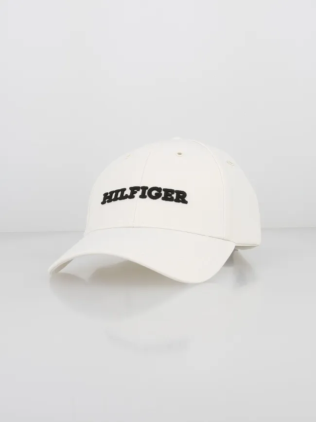 Casquette logo brodé crème homme - Tommy Hilfiger | wimod