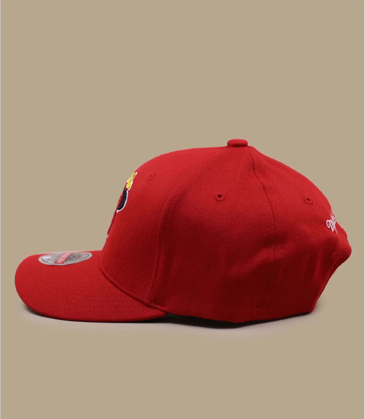 casquette miami heat stretch - Team Ground Stretch Snapback Heat Mitchell & Ness : Headict