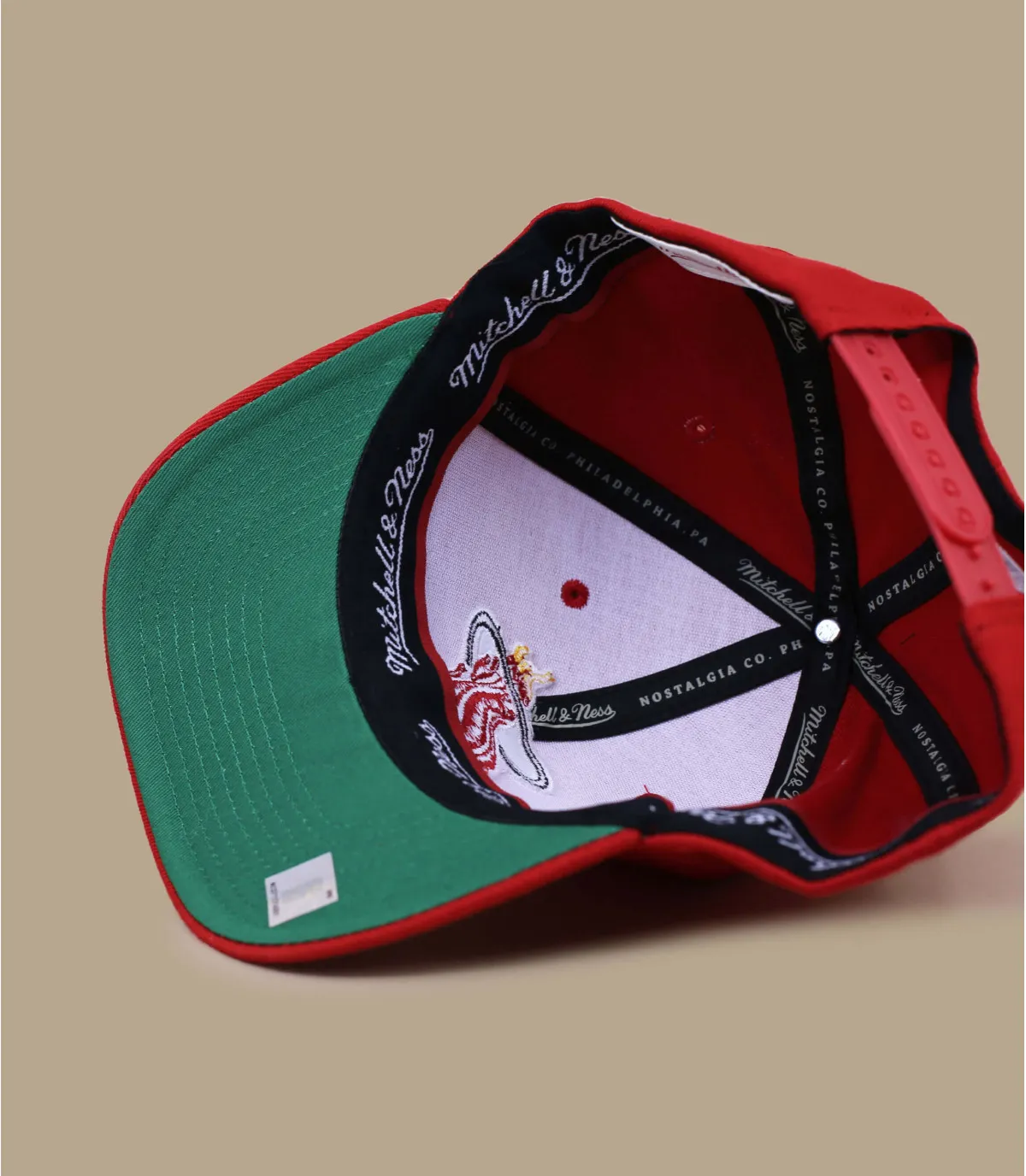 casquette miami heat stretch - Team Ground Stretch Snapback Heat Mitchell & Ness : Headict