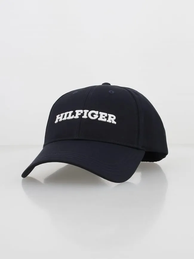 Casquette monotype canvas bleu marine - Tommy Hilfiger | wimod