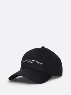 Casquette TH Established en pur coton | Noir | Tommy Hilfiger