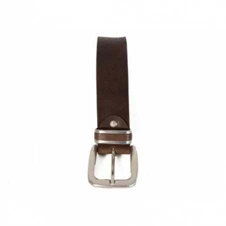 Ceinture en cuir Bernd Götz Homme Marron foncé l Igert