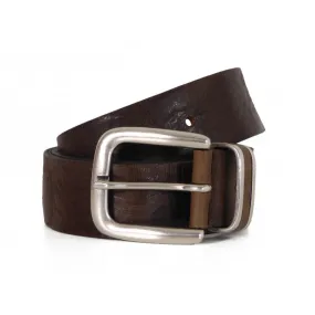 Ceinture en cuir Bernd Götz Homme Marron foncé l Igert