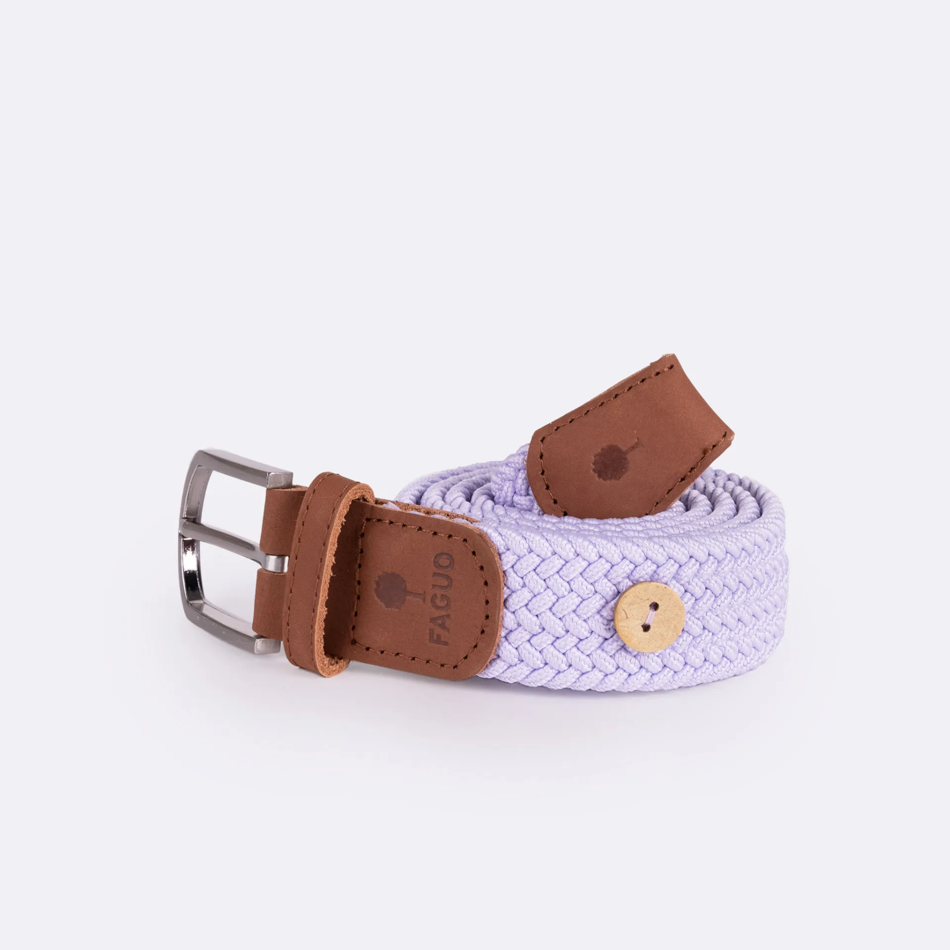 Ceinture lila en polyester recyclé et élasthanne Belt FAGUO