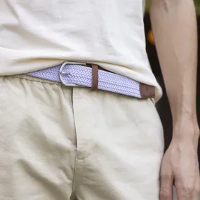 Ceinture lila en polyester recyclé et élasthanne Belt FAGUO