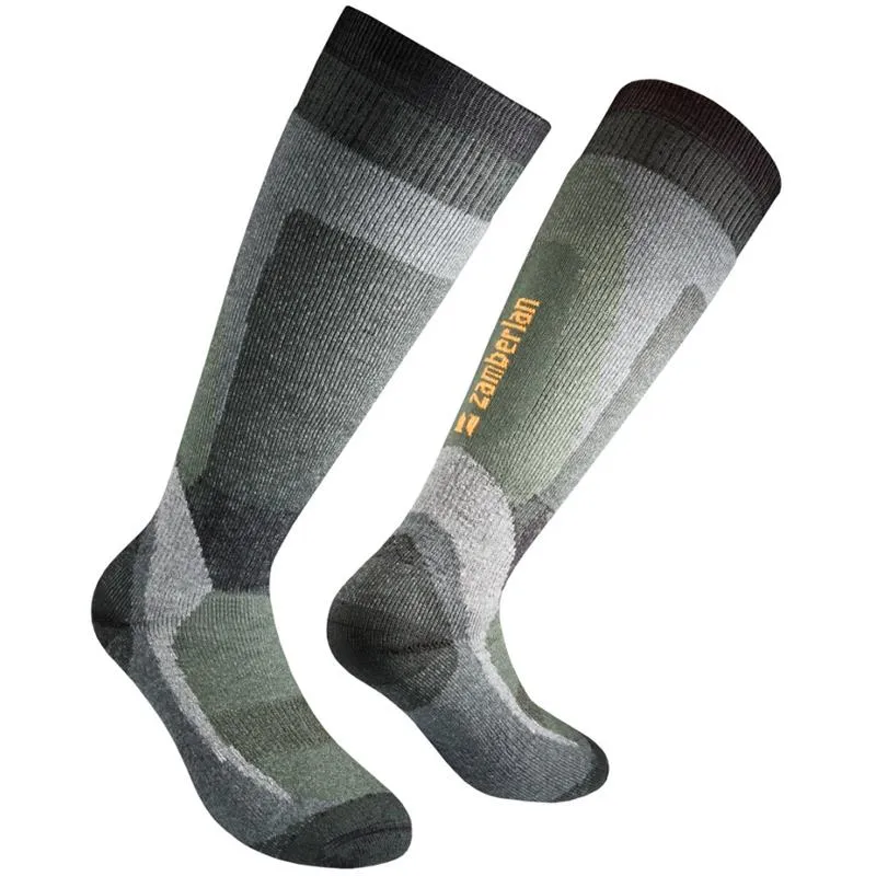 CHAUSSETTES HOMME ZAMBERLAN THERMO FOREST HAUTE - OLIVE
