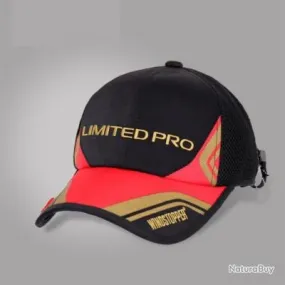 DAIWA Casquette LIMITED PRO Noir/Rouge -