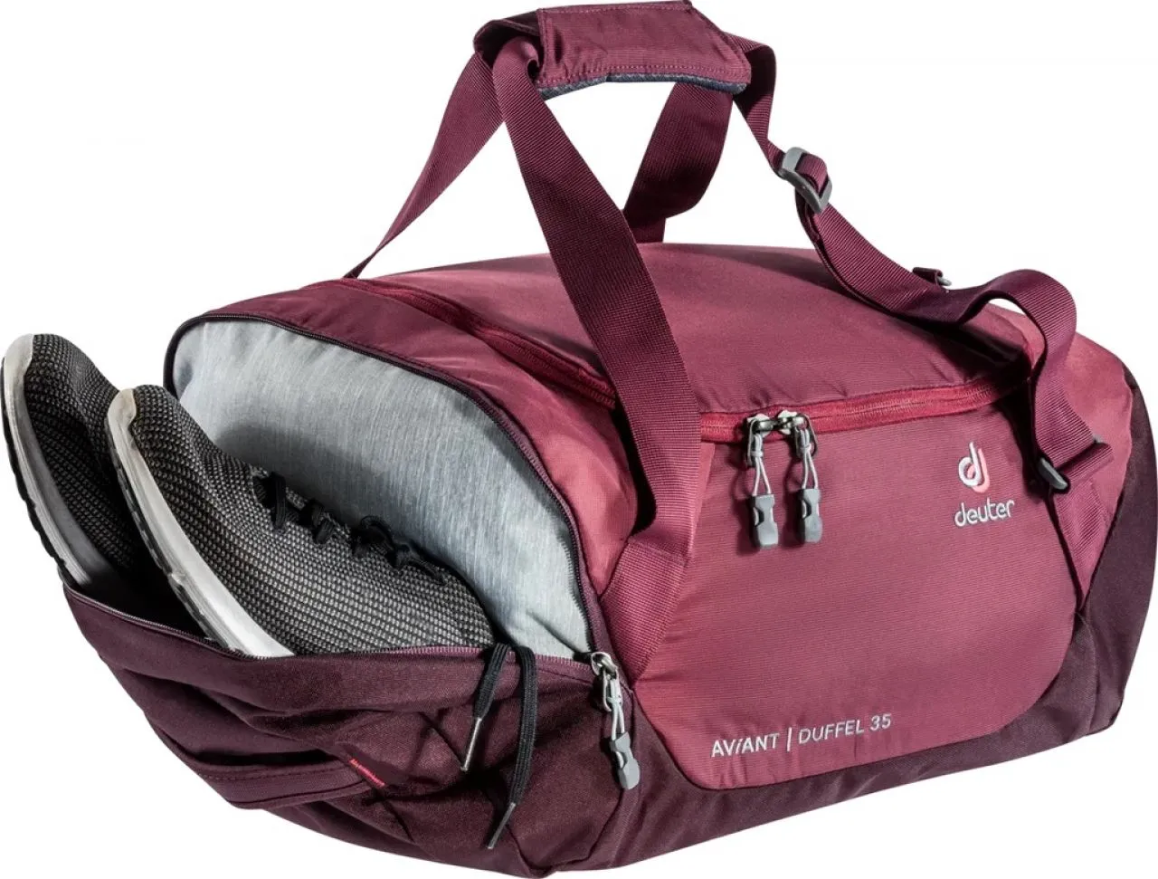 DEUTER AVIANT DUFFEL 35 AUBERGINE Sac de sport