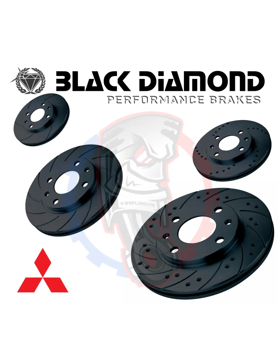 Disques de frein Black diamond pour MITSUBISHI Space-Runner 