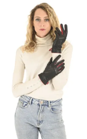 Gants agneau multicolore La Canadienne - La Canadienne - Accessoires Cuir Noir