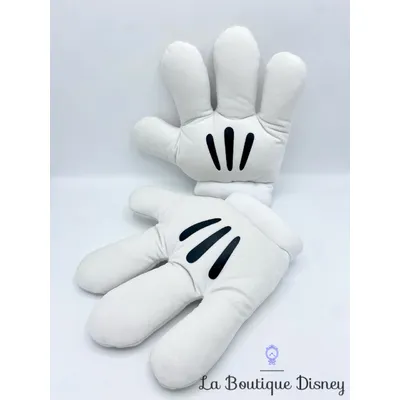 Gants Mickey Mouse Disney Parks Disneyland Paris Disney blanc noir main