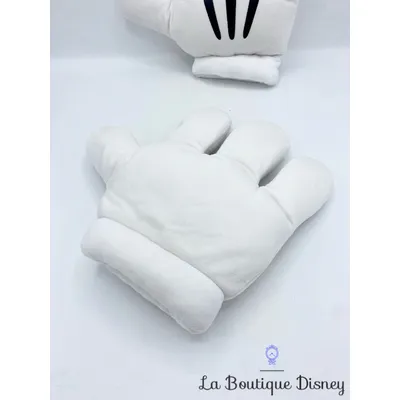 Gants Mickey Mouse Disney Parks Disneyland Paris Disney blanc noir main