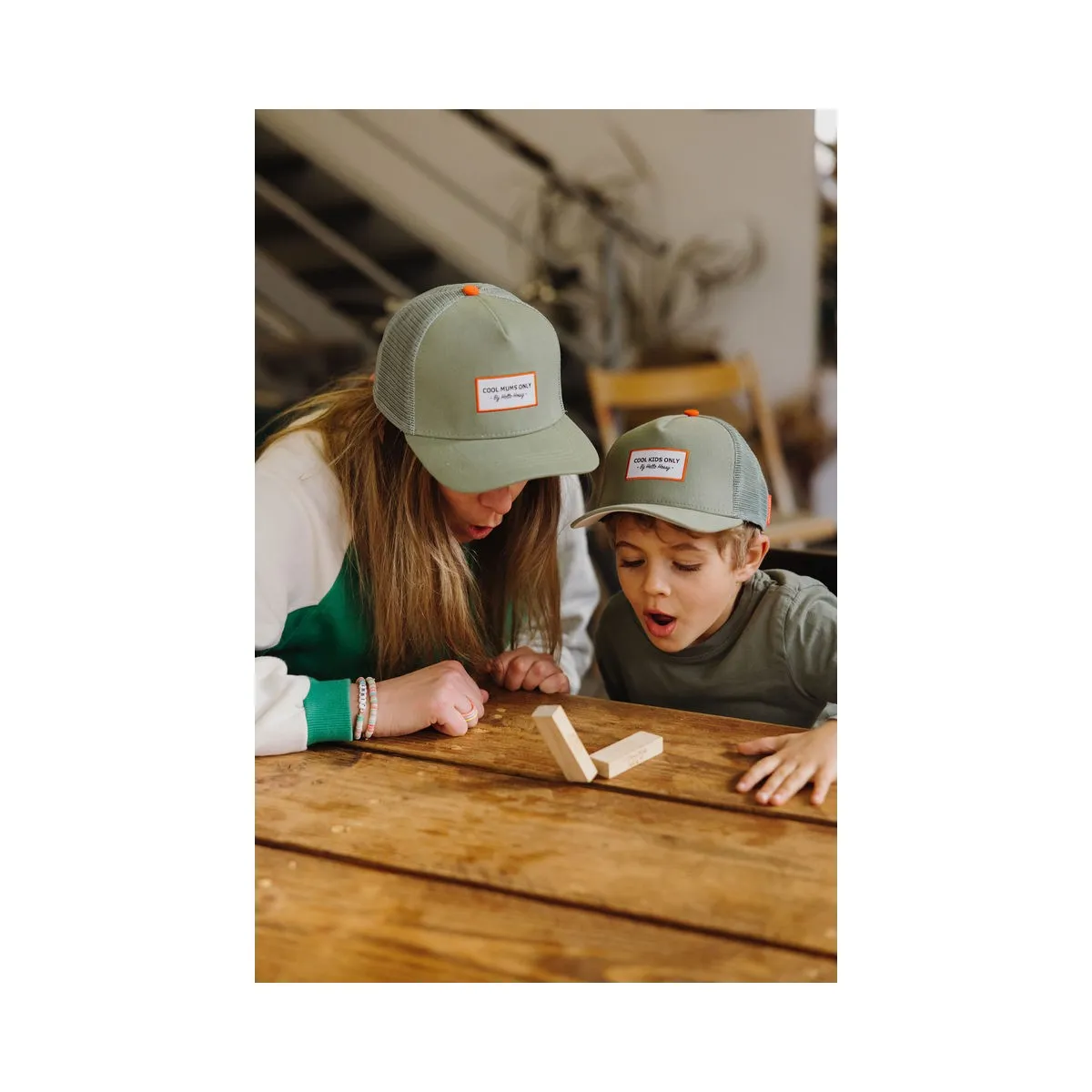 Hello Hossy - Casquette maman vert olive