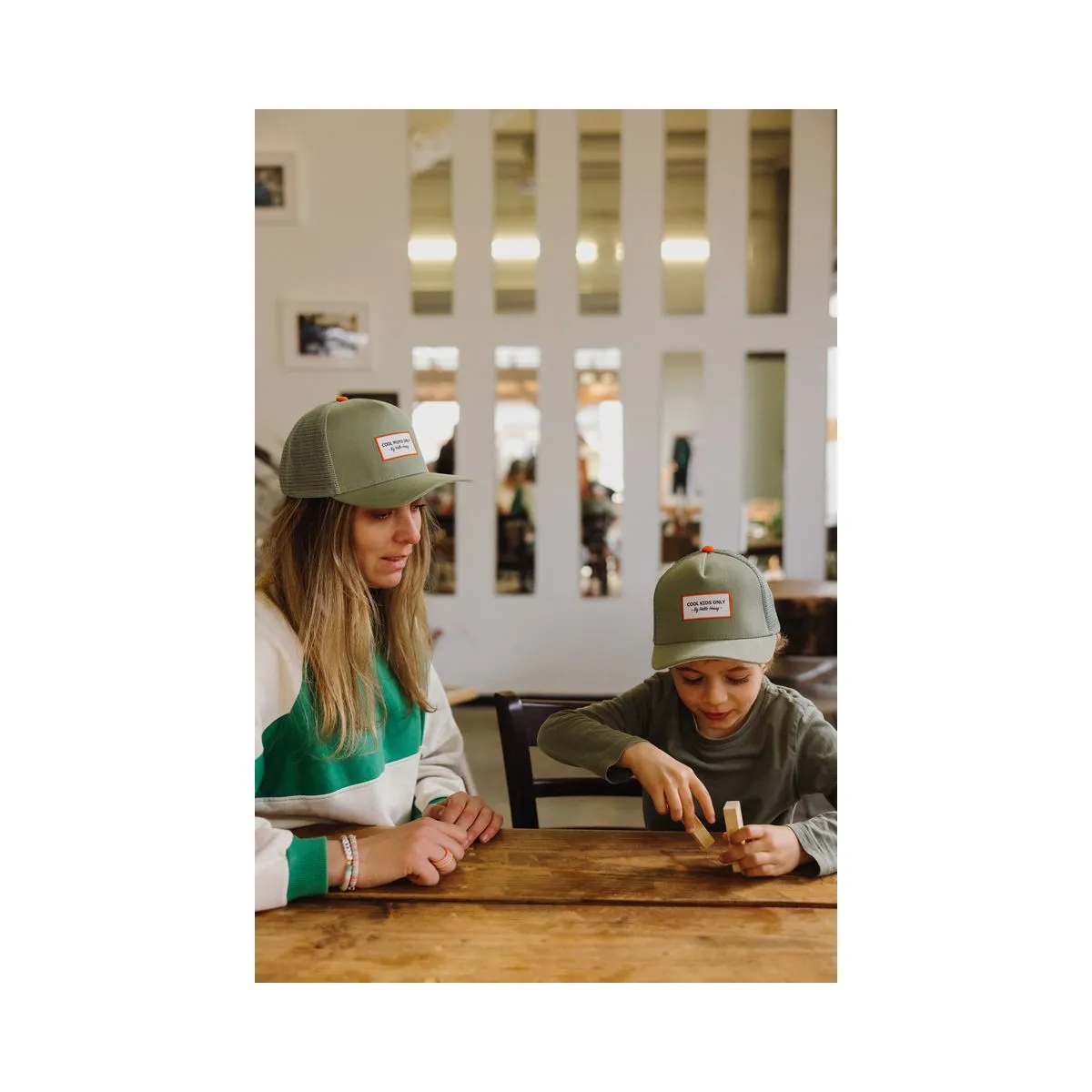 Hello Hossy - Casquette maman vert olive