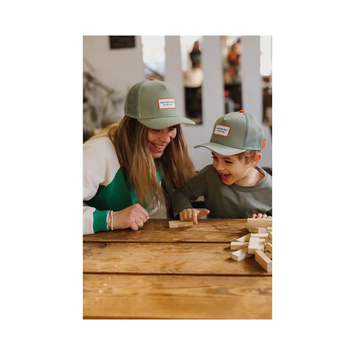 Hello Hossy - Casquette maman vert olive