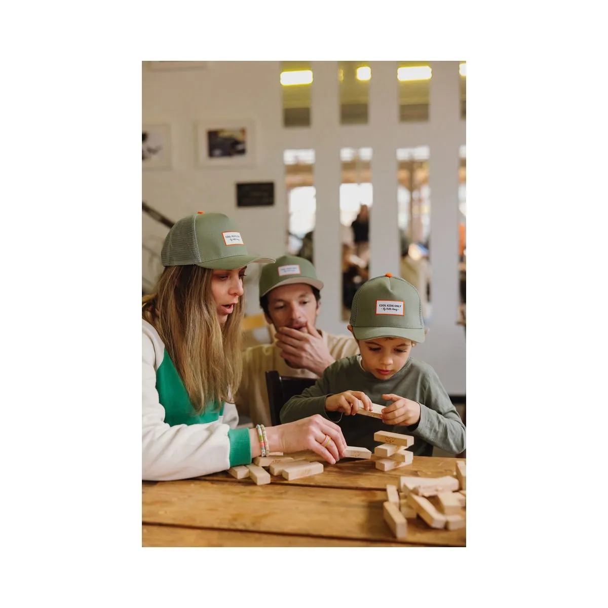 Hello Hossy - Casquette maman vert olive