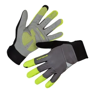 Hommes Gants Windchill - Jaune Néon