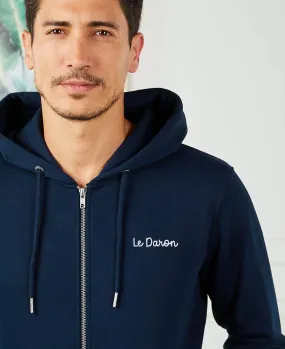 Hoodie zippé homme Le Daron (brodé)