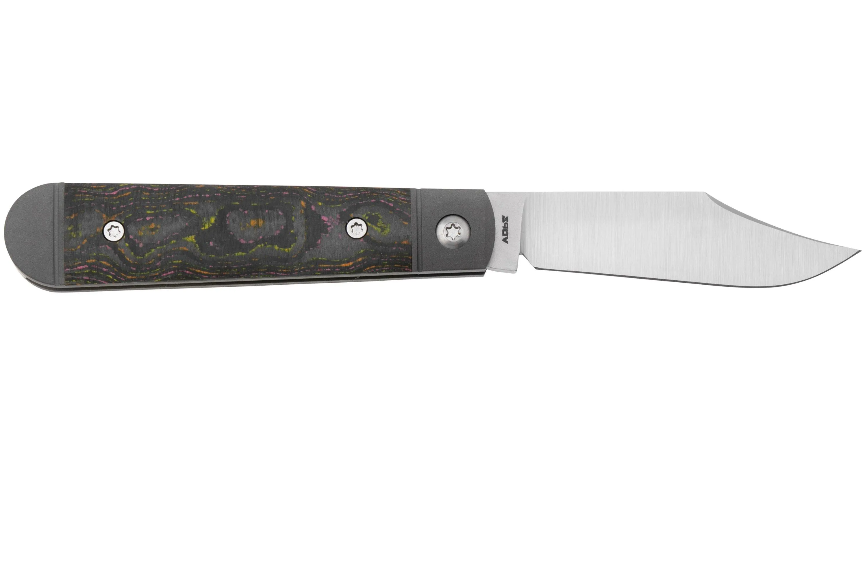 Jack Wolf Little Bro Jack LILBR-01-CC-FLO CamoCarbon Flo Party, slipjoint couteau de poche