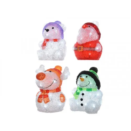 KAEMINGK Sujet Noël Assortis 24Cm