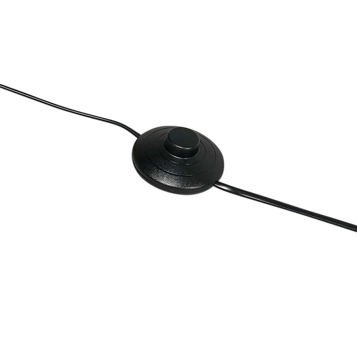 Lampadaire intelligent noir avec abat-jour noir avec WiFi A60 - Ilse