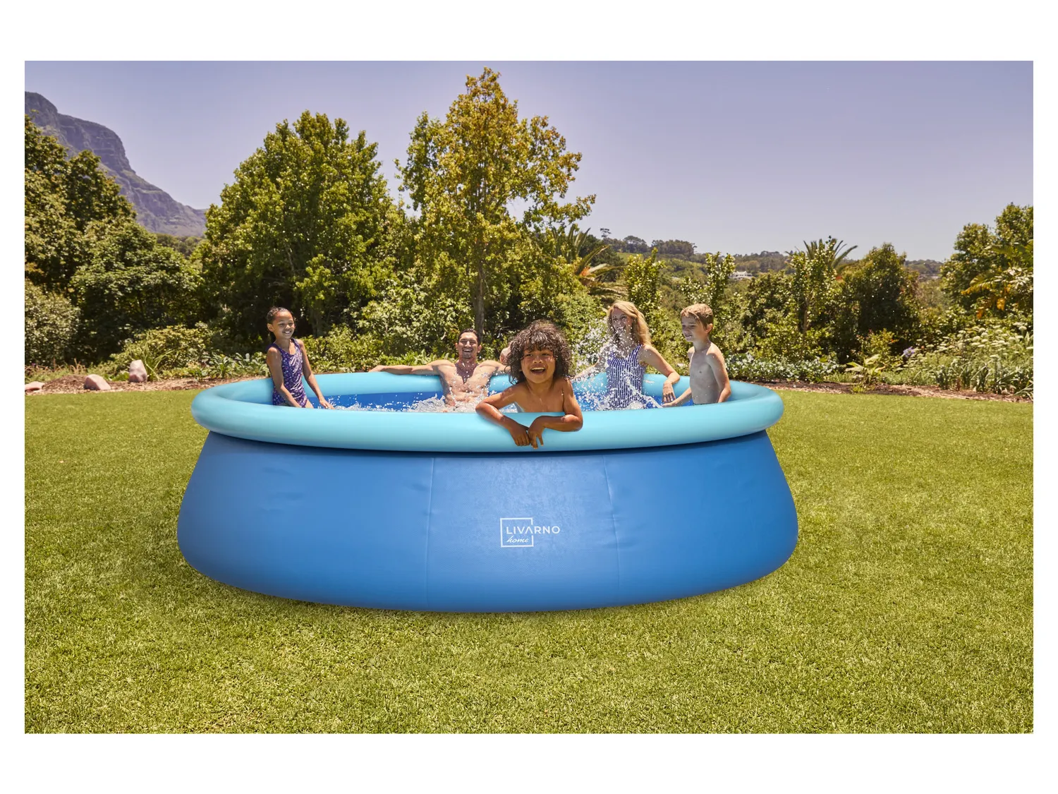 LIVARNO home Piscine gonflable Quick-Up, Ø 300 x 76 cm