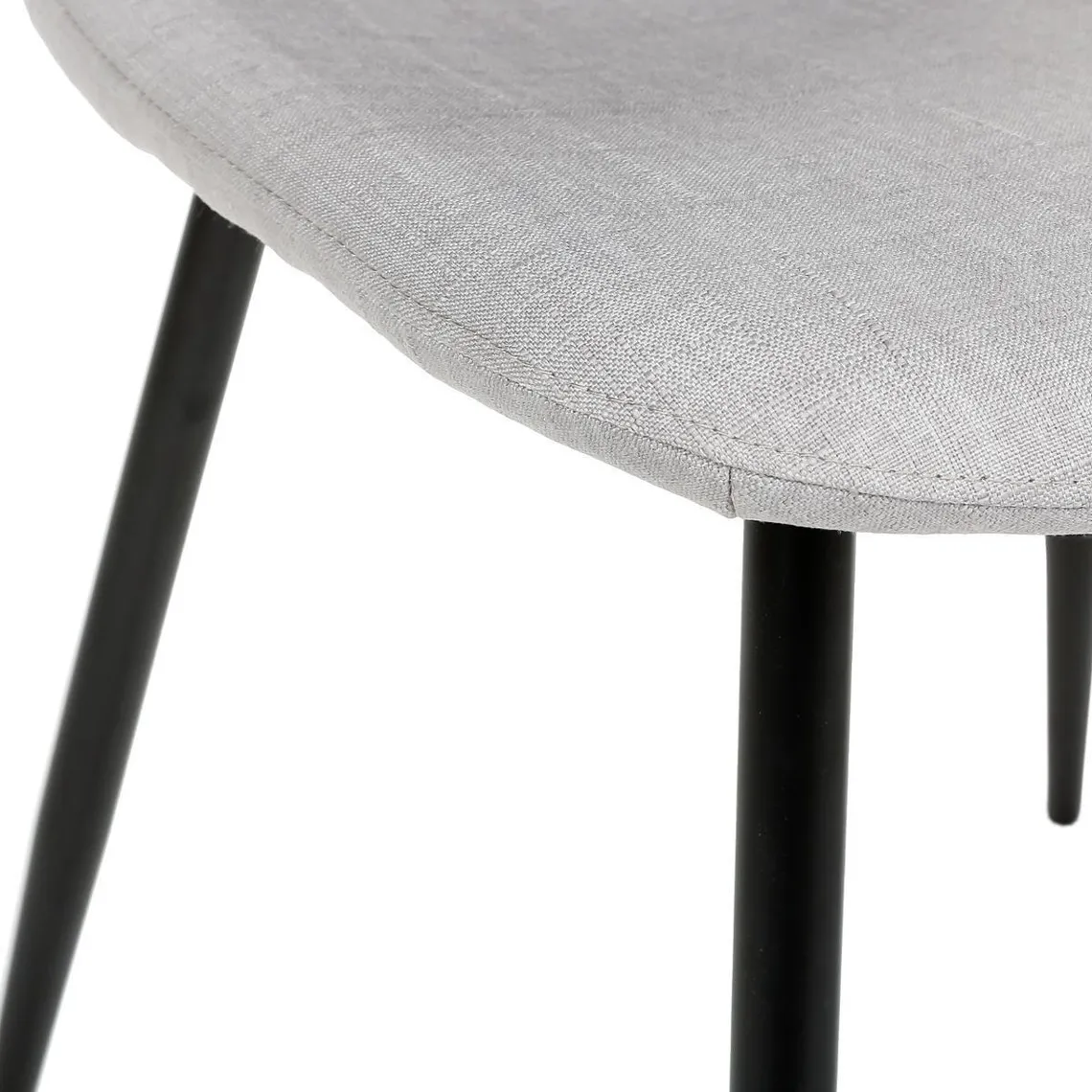 Lot de 2 chaises scandi grises | 3 Suisses