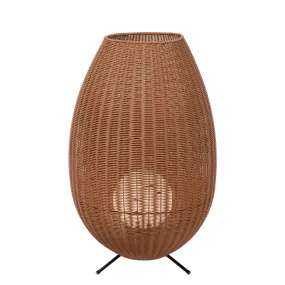 LUCIDE 03843/80/72 Lampadaire bois clair et noir COLIN IP44