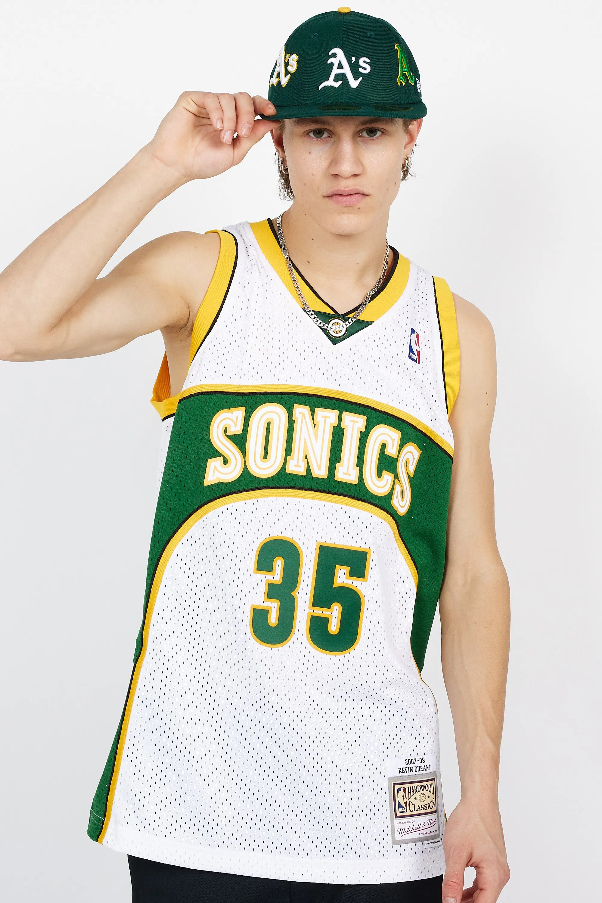 Maillot Blanc Mitchell & Ness - Homme | Citadium