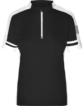 maillot cycliste - femme - JN451 - noir 