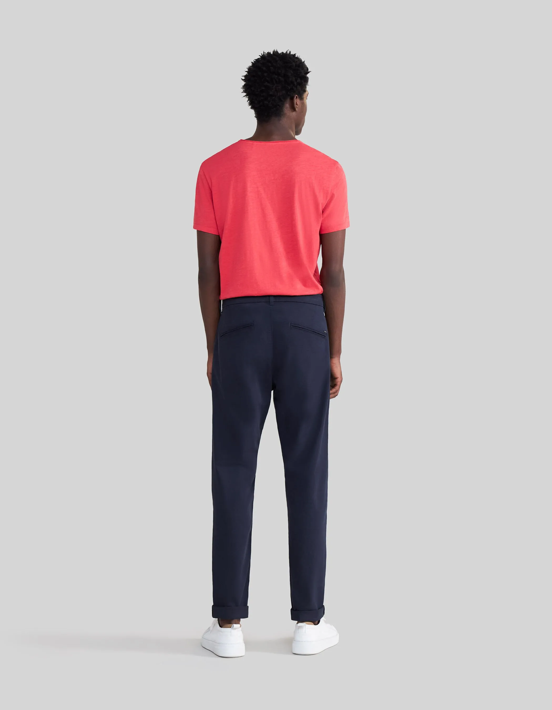 Pantalon chino SLIM bleu marine Homme