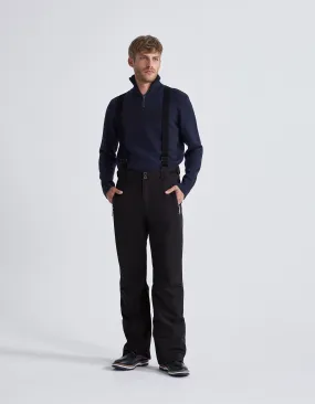 Pantalon de ski noir à bretelles IKKS x DUVILLARD Homme