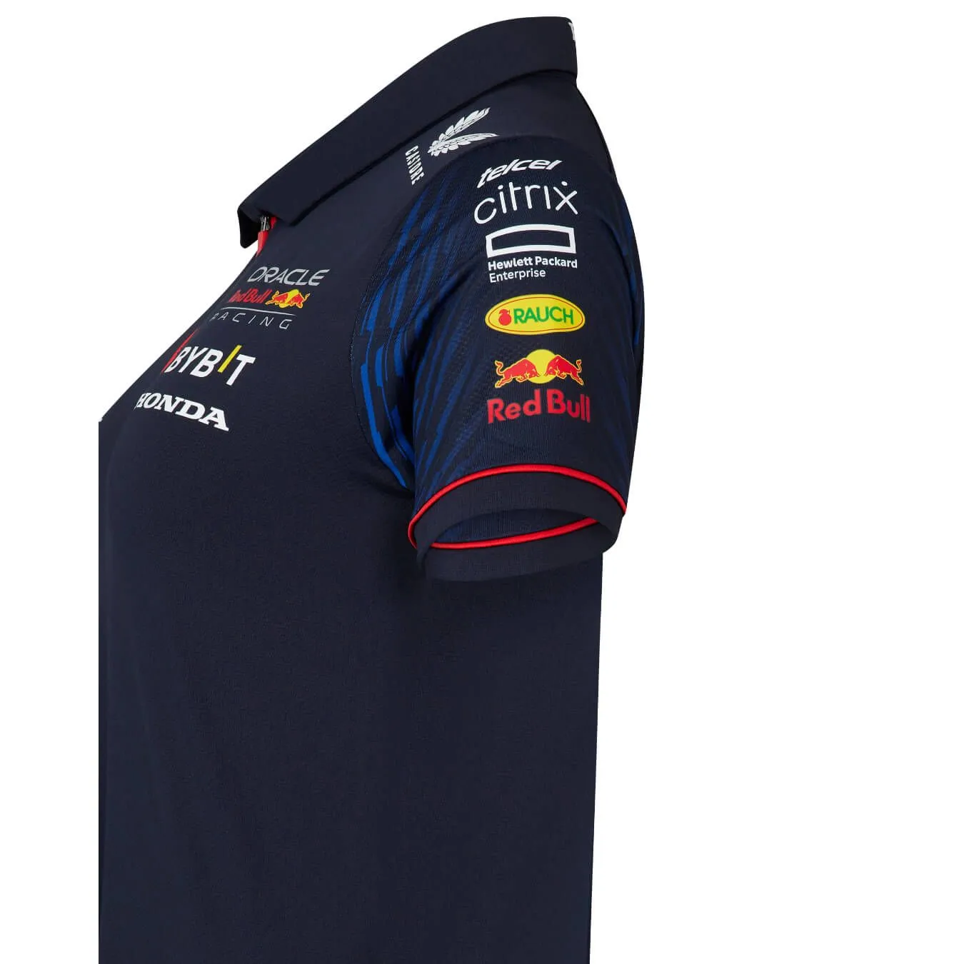 Polo RED BULL Racing Castore Team Replica Bleu pour femme