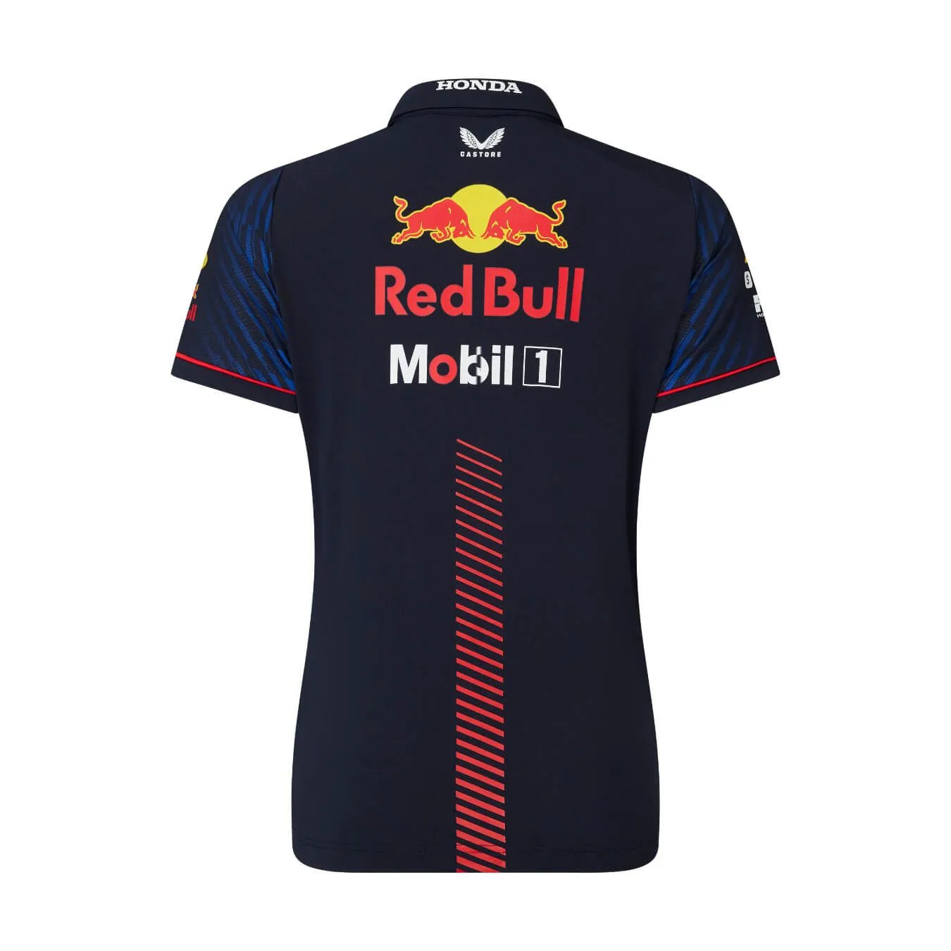 Polo RED BULL Racing Castore Team Replica Bleu pour femme