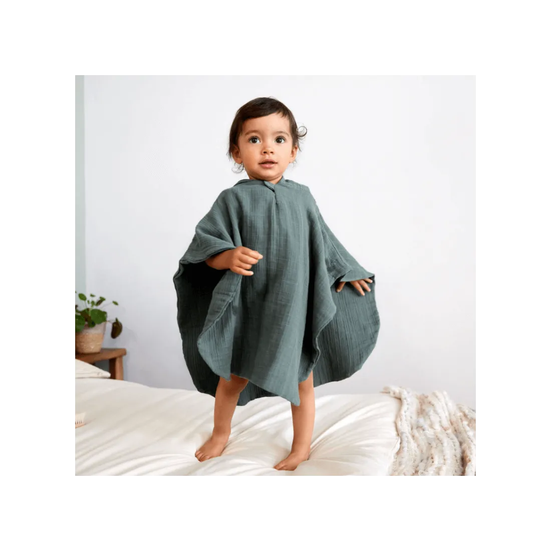 Poncho de Bain en Mousseline - Lässig