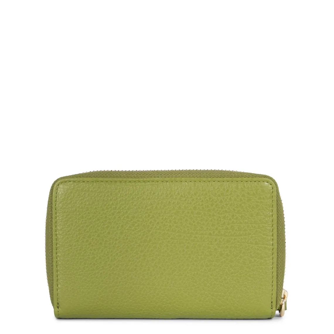 Portefeuille compagnon Dune olive vert en cuir | 3 Suisses