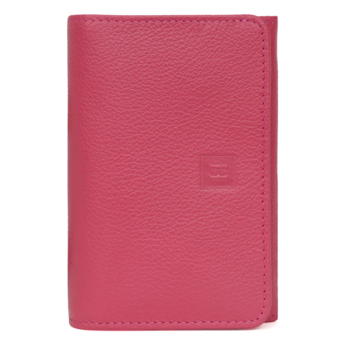 Portefeuille Cuir CONFORT Fuchsia Ruby | 3 Suisses