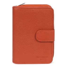 Portefeuille Cuir CONFORT Orange Sloan | 3 Suisses