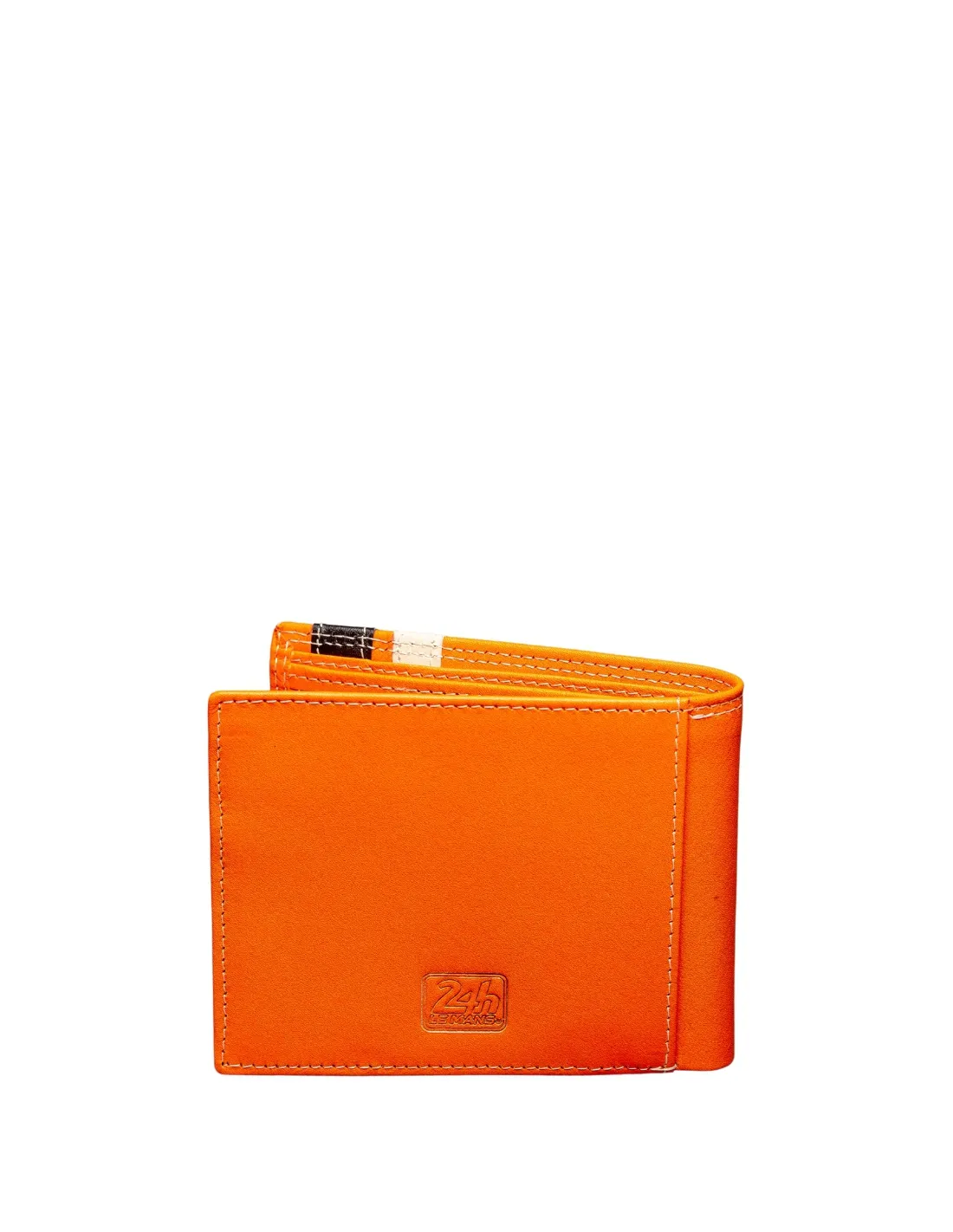 Portefeuille en cuir homme Classic Legend Motors Ref 58787 Orange 12*9.5*2 cm