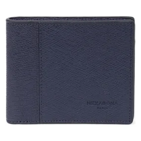 Portefeuille italien Stop RFID Cuir DANDY Marine Sven Hexagona - Portefeuille & Porte cartes Homme sur MenCorner