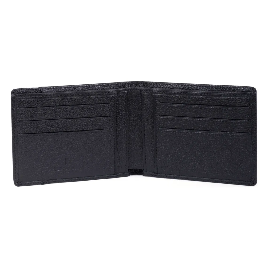 Portefeuille italien Stop RFID Cuir DUO Noir Hexagona - Portefeuille & Porte cartes Homme sur MenCorner